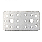 Пластина крепежная 76х40х2,0мм цинк Пластина крепежная 76х40х2,0мм цинк