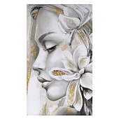 Картина "Девушка и цветы" 60х100см 7649490 Картина "Девушка и цветы" 60х100см 7649490