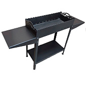 Мангал Дачный 750х350х870 сталь 4 мм с подставкой под казан Д5888 Мангал Дачный 750х350х870 сталь 4 мм с подставкой под казан Д5888