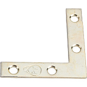 Уголок оконный 50х50х10х1,8мм, желтый цинк Уголок оконный 50х50х10х1,8мм, желтый цинк