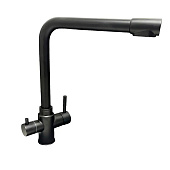 Смеситель для кухни из нержавеющей стали под фильтр черный T60303BK-300 Oute Смеситель для кухни из нержавеющей стали под фильтр черный T60303BK-300 Oute