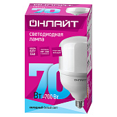 Лампа LED 70Вт Е27/Е40, груша, 4000К нейтр. бел. Онлайт Лампа LED 70Вт Е27/Е40, груша, 4000К нейтр. бел. Онлайт