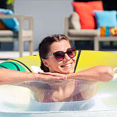 Круг Bestway для плавания Лимон d=119см, ремкомплект арт.36448 Код273822 Круг Bestway для плавания Лимон d=119см, ремкомплект арт.36448 Код273822