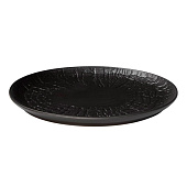 Тарелка Magistro Black style, фарфор, чёрная 10630441