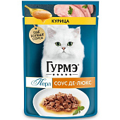  Влажный корм для кошек GOURMET PERL Соус Курица 75г 