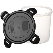 Контейнер герметичный для СВЧ с защелками круглый, 0,7л пластик 861-342 Контейнер герметичный для СВЧ с защелками круглый, 0,7л пластик 861-342