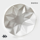 Салатник фарфоровый Magistro «Изобилие», 260 мл, d=15 см, белый 4177893 Салатник фарфоровый Magistro «Изобилие», 260 мл, d=15 см, белый 4177893