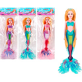 Кукла Русалочка со световыми эффектами, 40,5х13,5х3,5 см, 3 вида, 2927933 Кукла Русалочка со световыми эффектами, 40,5х13,5х3,5 см, 3 вида, 2927933