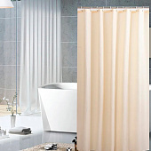 Штора для ванной 180х180 бежевая 005746 Штора для ванной 180х180 бежевая 005746