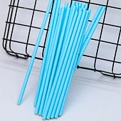 Трубочки одноразовые для напитков 25 шт. "Party go", blue (197 мм) Трубочки одноразовые для напитков 25 шт. "Party go", blue (197 мм)