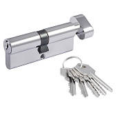 Цилиндр ключ/вертушка МЦ-ЛУВ-70 (хром) (35-35) англ.кл. Нора-М Цилиндр ключ/вертушка МЦ-ЛУВ-70 (хром) (35-35) англ.кл. Нора-М