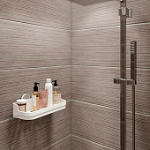  Полка прямая Light белая на липучке  B6680-13 