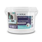Шпатлевка латекс для внутренних работ Лакра 3кг Шпатлевка латекс для внутренних работ Лакра 3кг