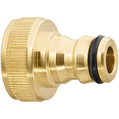 Адаптер латунный, 1/2"-3/4", внутр/ резьба, с переходником/ PALISAD 65820