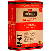 Штукатурка гипсовая для машинного нанесения М-Старт GP-41 (30кг) /Геркулес Штукатурка гипсовая для машинного нанесения М-Старт GP-41 (30кг) /Геркулес
