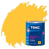  Грунт-эмаль глянцевая 3в1 РЖАВОSTOP Текс ПРОФИ желтая RAL:1003 0,9кг 