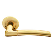 Ручка дверная RUCETTI RAP6 SG/GP латунь/мат.золото/золото Ручка дверная RUCETTI RAP6 SG/GP латунь/мат.золото/золото