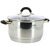 Кастрюля Servitta Nero rosa 3,3 л Sr0123 Кастрюля Servitta Nero rosa 3,3 л Sr0123