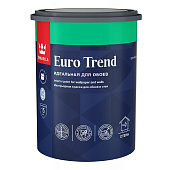 Краска для обоев и стен матовая Tikkurila EURO TREND База A 0,9л.
