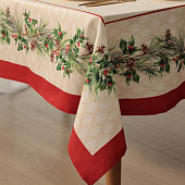 Скатерть (саржа) Этель Christmas wreath, 150х110 см 10554224 Скатерть (саржа) Этель Christmas wreath, 150х110 см 10554224