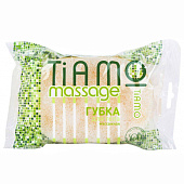  Губка д/тела TIAMO Massage ОВАЛ поролон+массаж Арт.7717 (ф30) 