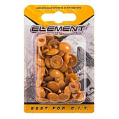 Заглушки на меб.стяжку 5мм бук (50 шт) "Element"