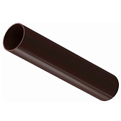 Труба водосточная Docke PREMIUM d85х3000мм, Шоколад Ral:8019 Труба водосточная Docke PREMIUM d85х3000мм, Шоколад Ral:8019