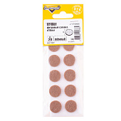 Пункт фетр.самокл. d18мм корич, 20шт Пункт фетр.самокл. d18мм корич, 20шт