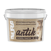 Декоративная штукатурка с эффектом шлифованного камня и необработанного мрамора «AURA Antik» 8кг Декоративная штукатурка с эффектом шлифованного камня и необработанного мрамора «AURA Antik» 8кг