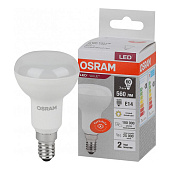 Лампа LED 7Вт Е14, грибовидная, 3000К теплый OSRAM Лампа LED 7Вт Е14, грибовидная, 3000К теплый OSRAM