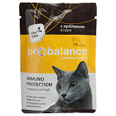  Влажный корм ПРОБаланс для кошек кролик в соусе 85гр 