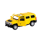Машина металлическая ТМ Автопанорама 1:43 Hummer H3 цвет: желтый, JB1251268
