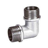Угольник 1/2" НР-1/2" НР ник Угольник 1/2" НР-1/2" НР ник