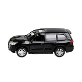 Машина инерционная Технопарк 12 см Lexus LX-570 металл черная, LX570-BK