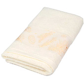  Полотенце махровое 50х90 Шишки (03-009, сливочный) 