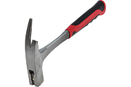 Молоток кровельщика 600г, двухкомпонентная рукоятка, цельнометаллический, Matrix