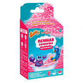  Пенная бомбочка для ванны Baffy КУПАЙСЯ ВЕСЕЛО! МАЛИНОВАЯ 