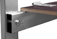 Вышка-тура 2х14 ступеней, алюминиевая, макс. нагрузка 150кг, макс высота 5,1м Вышка-тура 2х14 ступеней, алюминиевая, макс. нагрузка 150кг, макс высота 5,1м