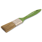  Кисть плоская Color Expert 30х6мм, смешанная щетина, зеленая пластиковая ручка 
