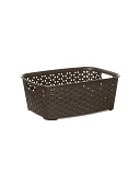  Корзина RATTAN коричневая 21.3х29х11см 