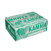Камень для печи "Талько-хлорит", обвалованный, в кор. 20кг арт3490