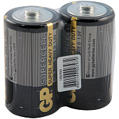 Батарейка D Super Cell R20(2шт/спайка)/GP Батарейка D Super Cell R20(2шт/спайка)/GP