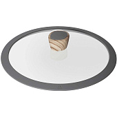 Крышка стеклянная 751212 крышка с силиконовым ободом, 26 см, NADOBA, серия MINERALICA Крышка стеклянная 751212 крышка с силиконовым ободом, 26 см, NADOBA, серия MINERALICA