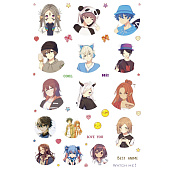 Ежедневник А5, 64л, Anime Planner/Я люблю Аниме! с наклейками, девочка в школьной форме Ежедневник А5, 64л, Anime Planner/Я люблю Аниме! с наклейками, девочка в школьной форме