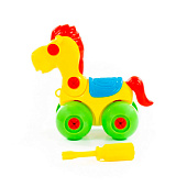 Конструктор Полесье Лошадка, 22 элемента, 83548 Конструктор Полесье Лошадка, 22 элемента, 83548