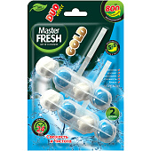 Подвесной блок для унитаза Master FRESH DUO EFFECT 5в1 формула GOLD Морской 2шт Подвесной блок для унитаза Master FRESH DUO EFFECT 5в1 формула GOLD Морской 2шт