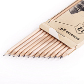  Набор карандашей художественных Brauberg Art Classic, чернографитные 4H-8B, 12 штук, 181542 