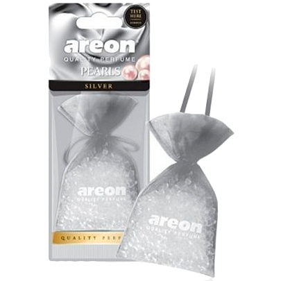  Ароматизатор подвесной AREON PEARLS мешочек 30гр LUX Silver 