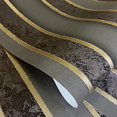  Обои 1.06х10м Виктория полоса арт. 4251-9 Черный /МОФ 