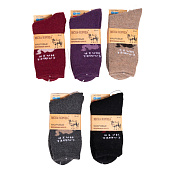  Женские носки 2946 ПО, шерсть, махра, ассорти, р. 37-41 